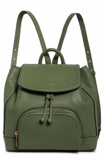 Pebbled Leather Backpack