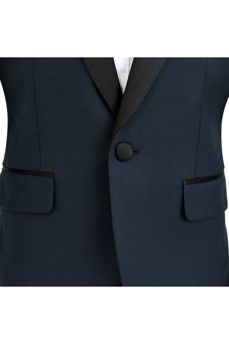 Shawl Lapel Suit, Alternate, color, Navy
