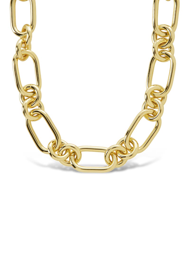 Embry Mixed Link Chain Necklace, Alternate, color, GOLD