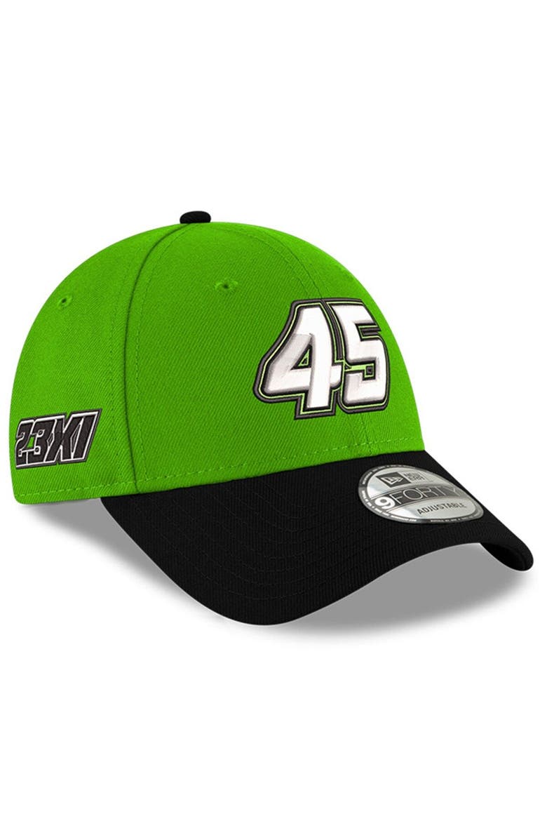 Men's New Era Green Kurt Busch Number 9FORTY Snapback Adjustable Hat, Main, color, Green