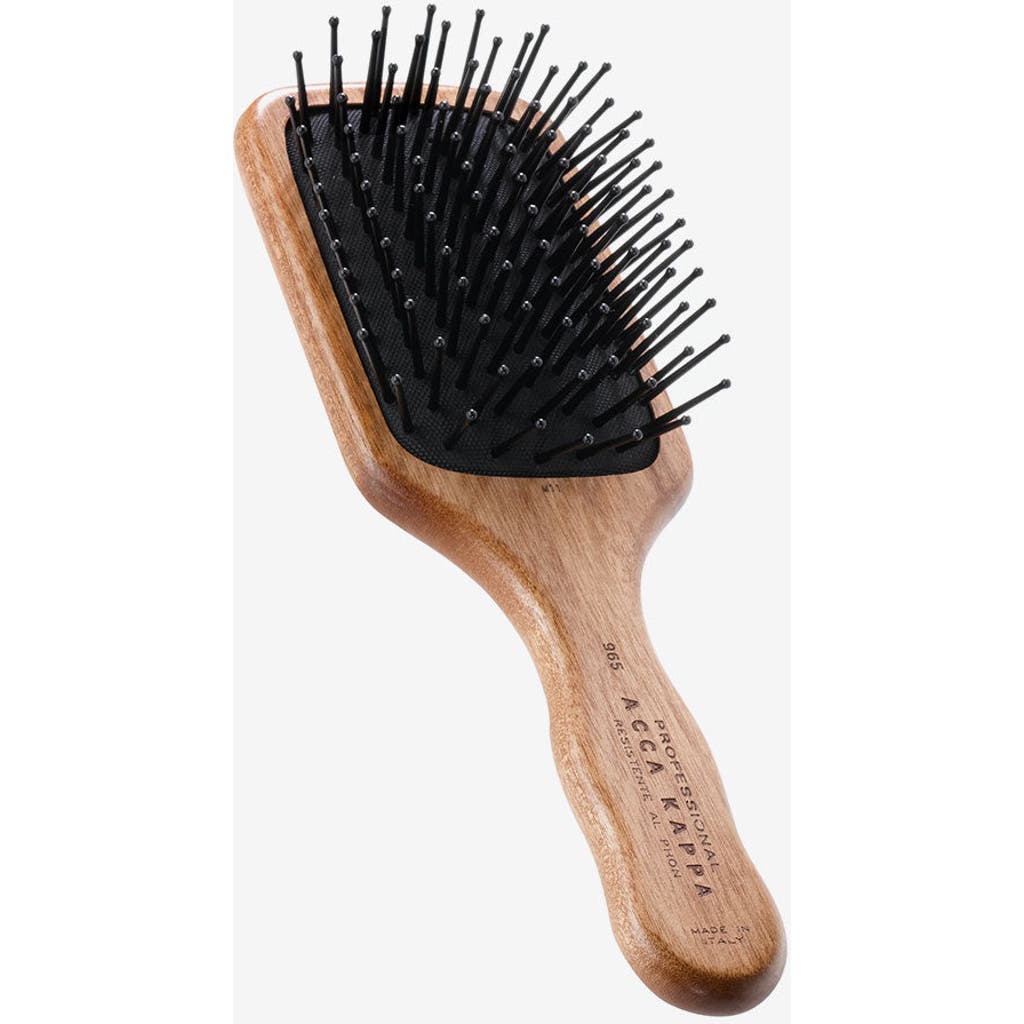 Acca Kappa Classic Paddle Brush In Brown