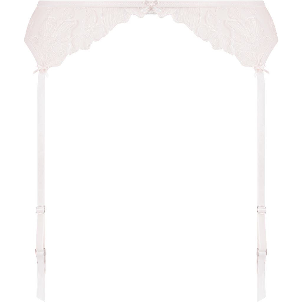 HUNKEMOLLER HUNKEMÖLLER LAUREN EMBROIDERED MESH GARTER BELT