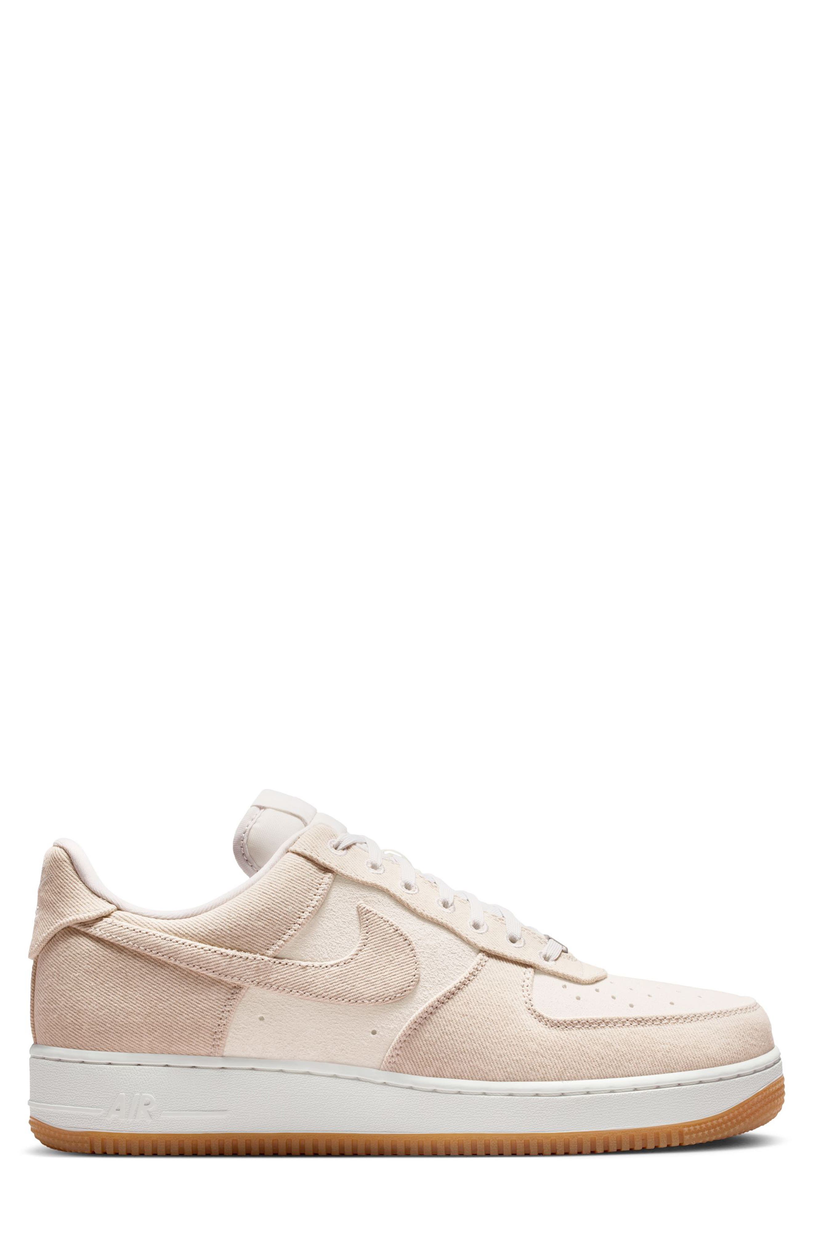 Nike Air Force 1 '07 LV8 Denim Basketball Sneaker, Alternate, color, Vast Grey/ Summit White