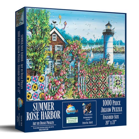 Summer Rose Harbor 1000 piece Jigsaw Puzzle for Adults