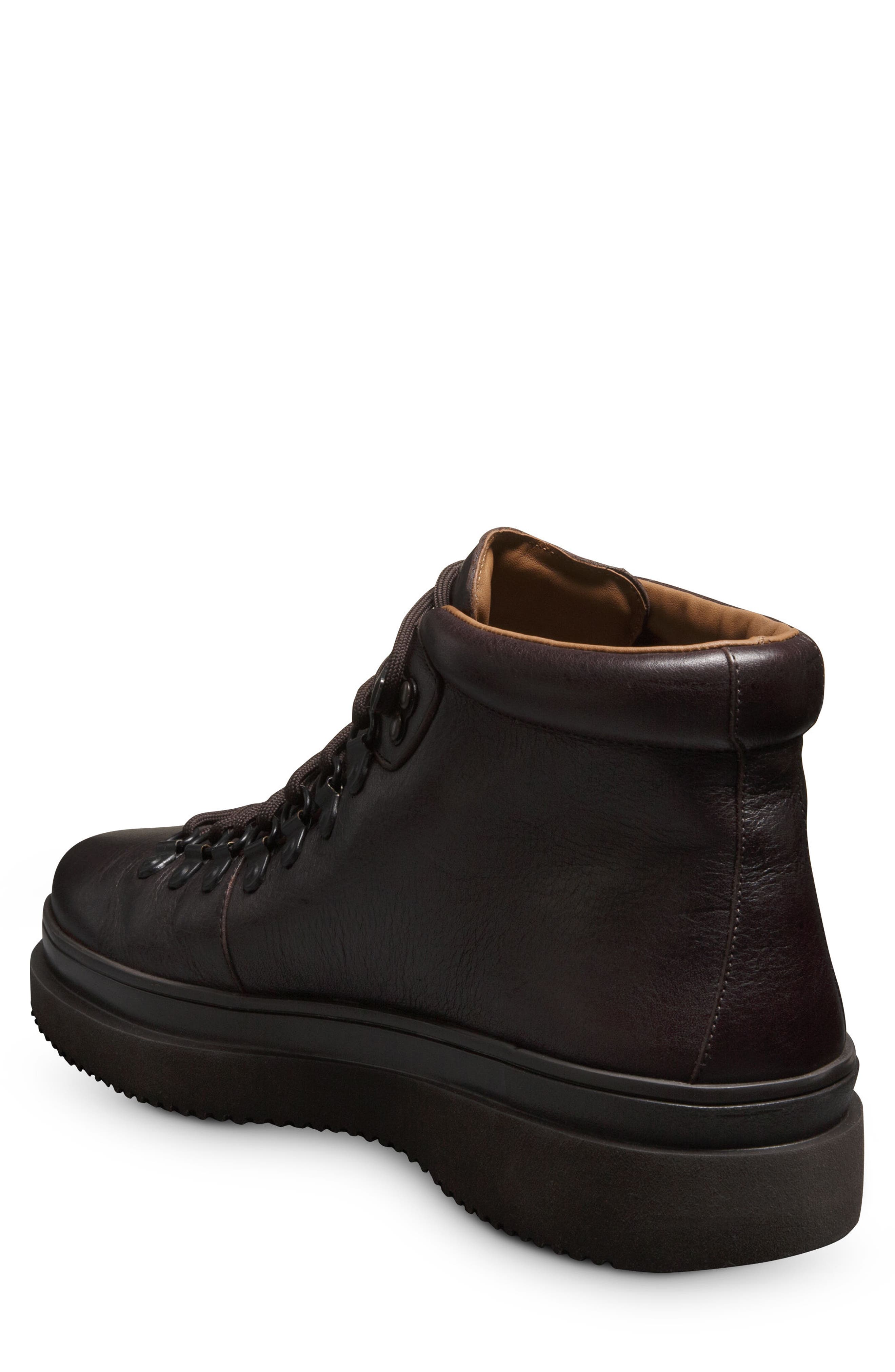 Allen Edmonds Knox Leather Sneaker Boot, Alternate, color, Polo Brown