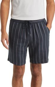 Vince Windsor Stripe Drawstring Shorts