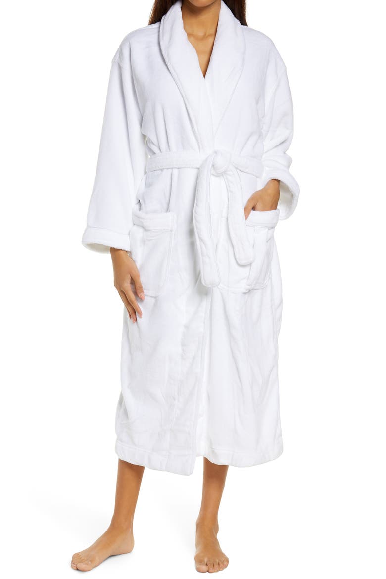 Darlington Women's Fleece Robe, Main, color, WHITE