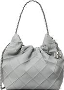 Tory Burch Mini Fleming Quilted Leather Hobo Bag
