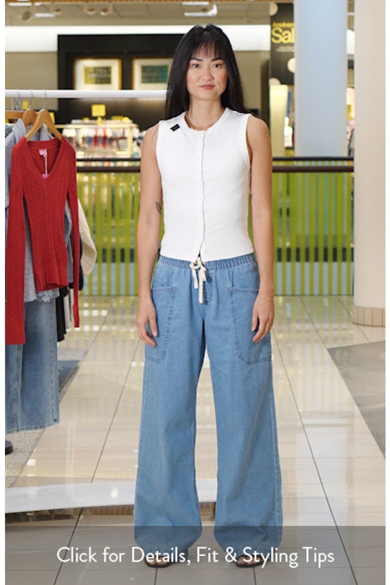 Basel Front Button Rib Crop Top video