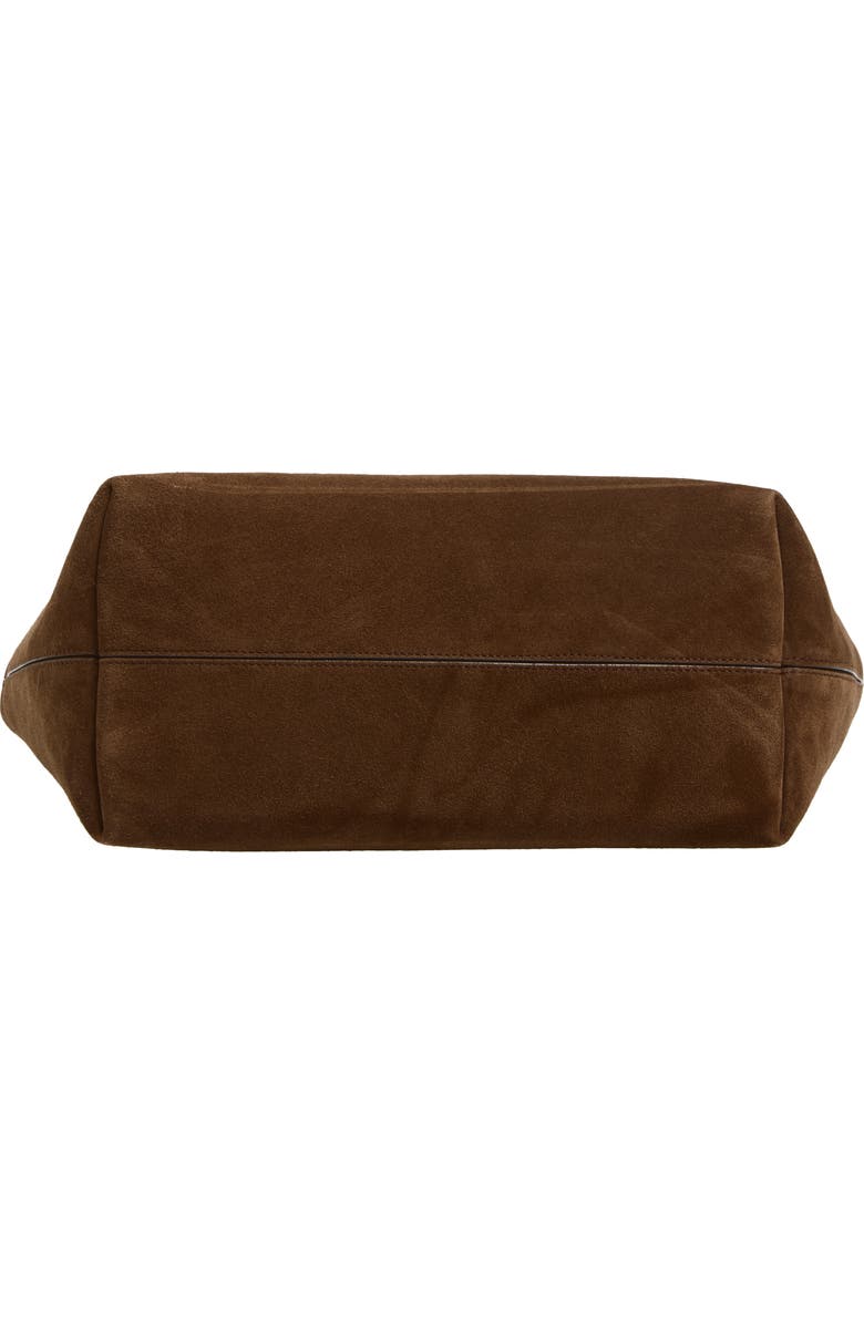 Coperni C Handle Suede Tote, Alternate, color, Brown Brw