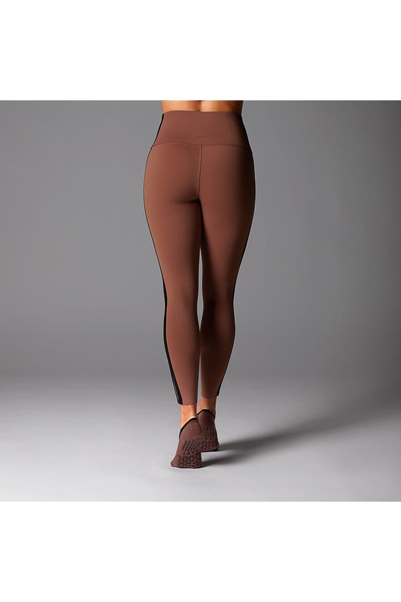 High Waisted 7/8 Stripe Legging, Alternate, color, CLOVE EBONY