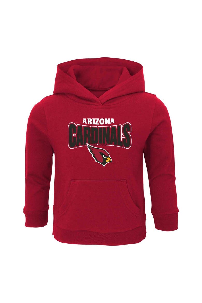 Toddler Cardinal Arizona Cardinals Draft Pick Pullover Hoodie, Main, color, Cardinal