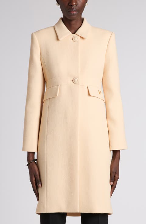 Wool Crepe Coat