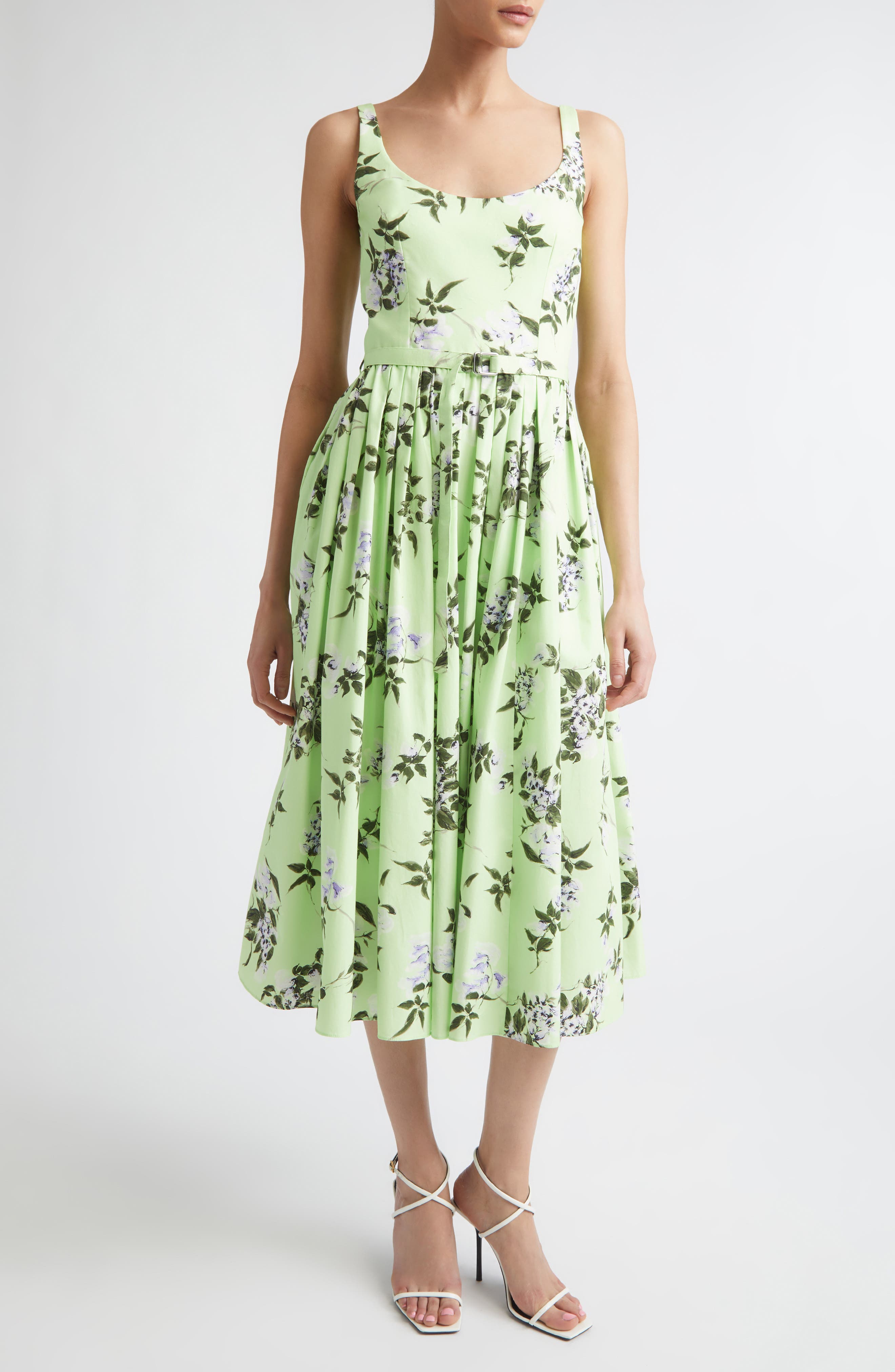 Eglantine Belted Midi Dress - image 2
