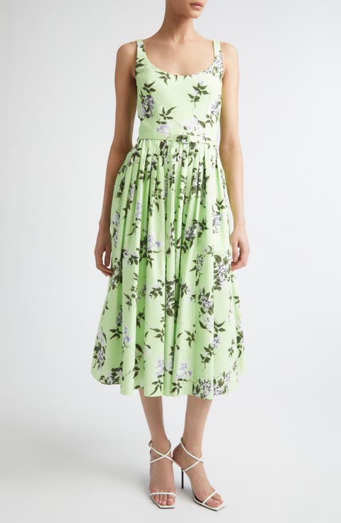 Eglantine Belted Midi Dress