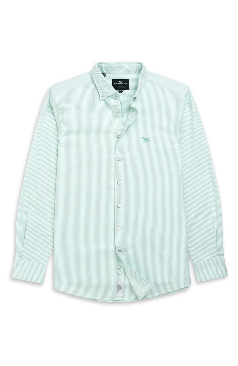 Rodd & Gunn South Island Stripe Button-Up Shirt, Alternate, color, Spearmint