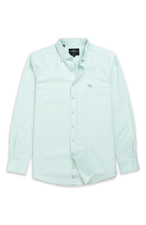 Rodd & Gunn Gunn Oxford Stripe Sports Fit Shirt In Spearmint