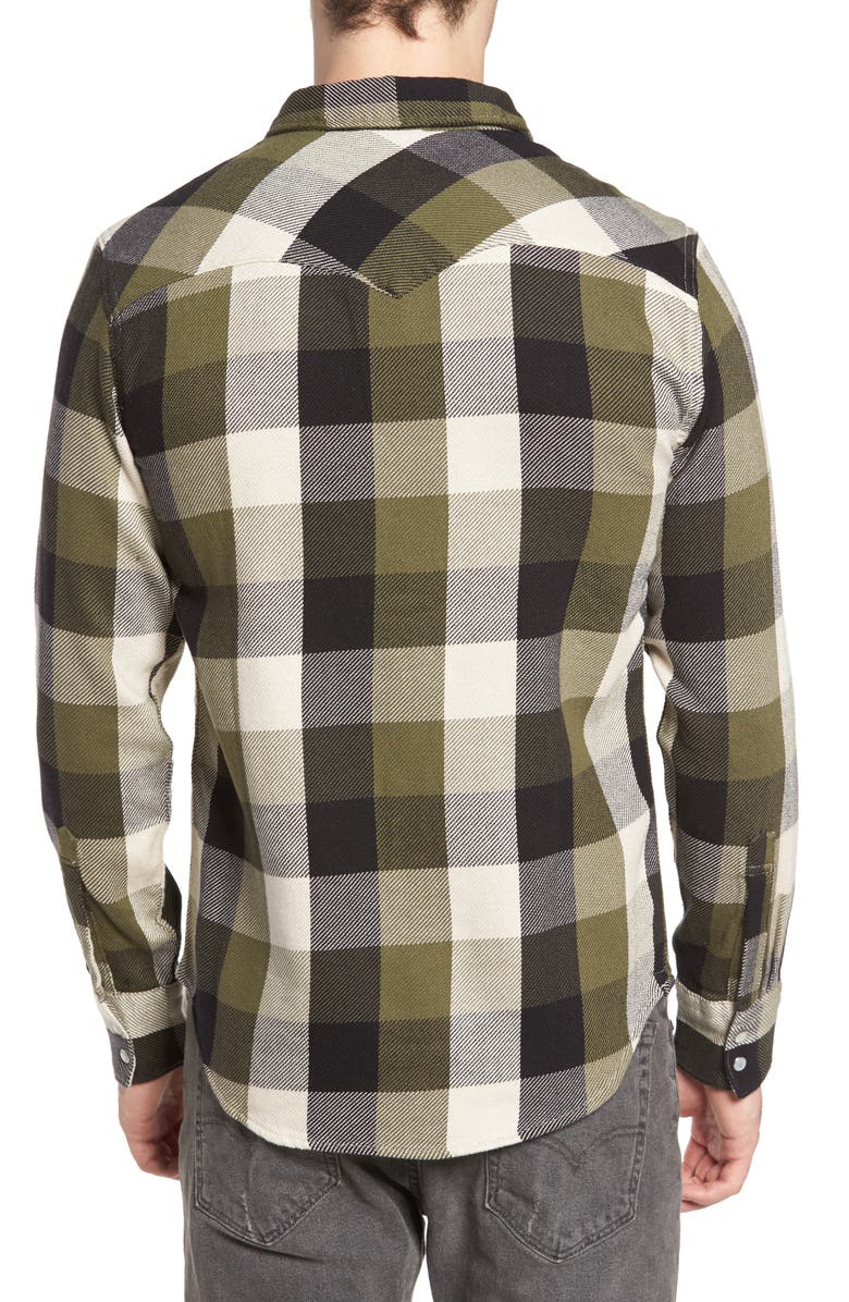 Levi's<sup>®</sup> 'Barstow' Denim Western Shirt, Alternate, color, 