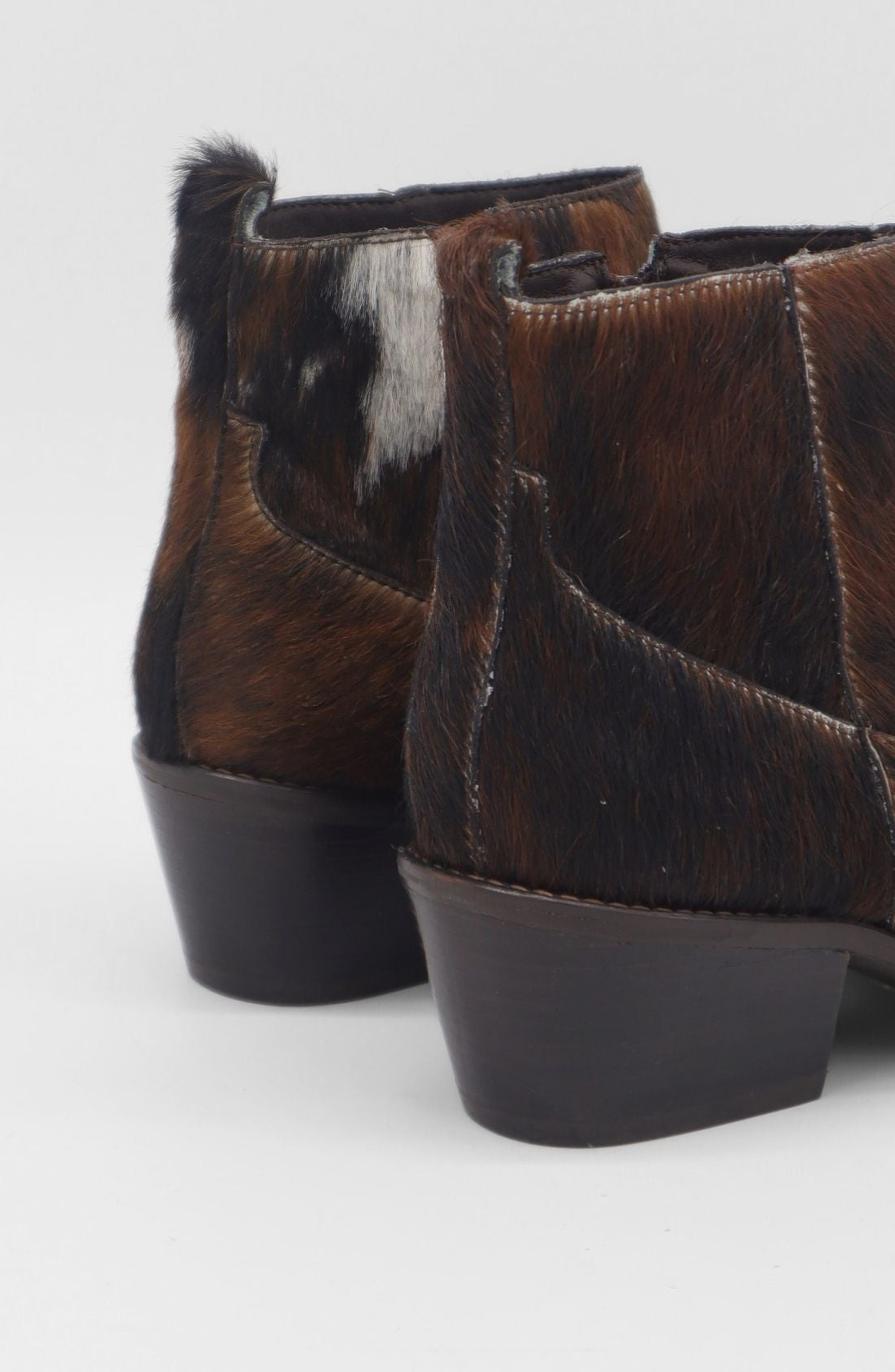 Nomad Western Cowboy Booties, Alternate, color, Brown Cowhide