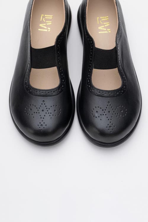 Forever & Always Shoes Chelle Elastic Leather Flat