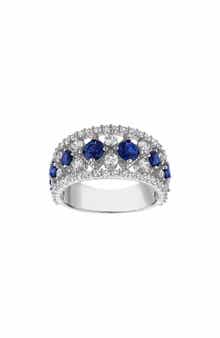 Lab Created Sapphire Statement Ring
