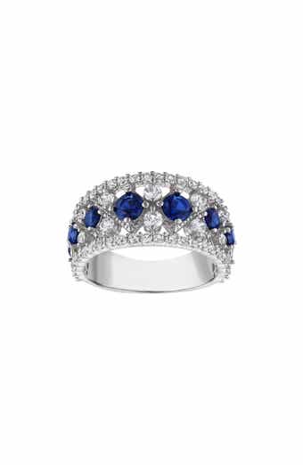 Lab Created Sapphire Statement Ring