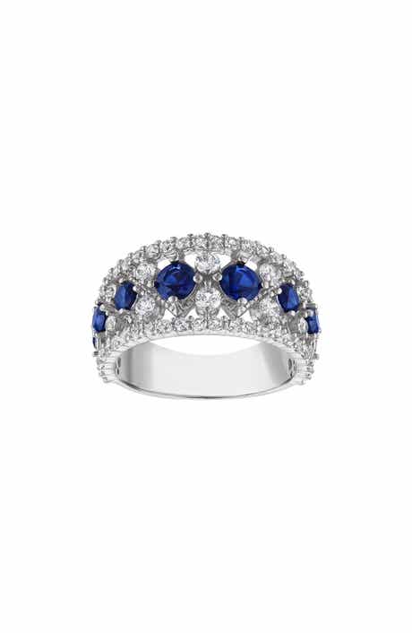 Lab Created Sapphire Statement Ring