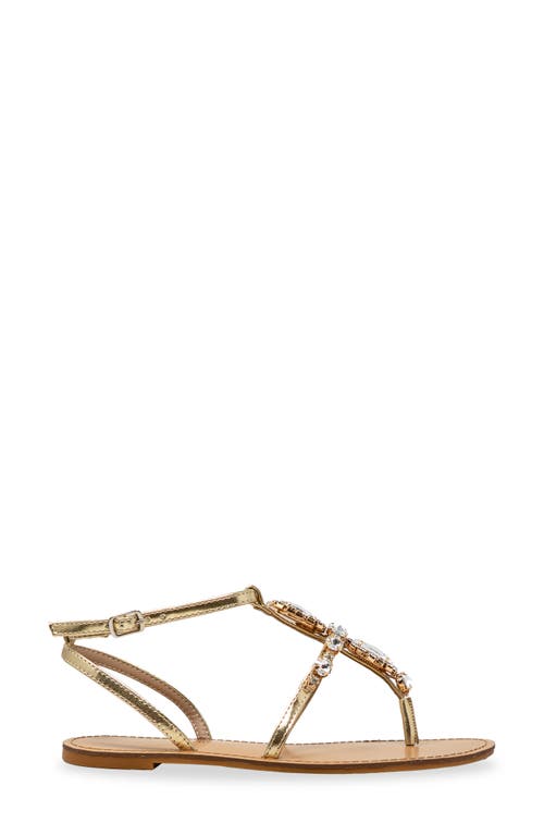 CHASE & CHLOE CHASE AND CHLOE EMBELLISHED ANKLE SANDAL 