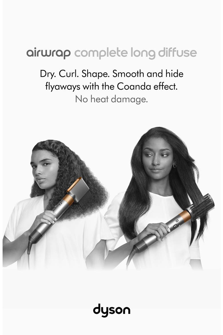 Special Edition Airwrap Multi-Styler Diffuse for Curly & Coily Hair in Strawberry Bronze, Alternate, color, STRAWBERRY BRONZE & BLUSH PINK