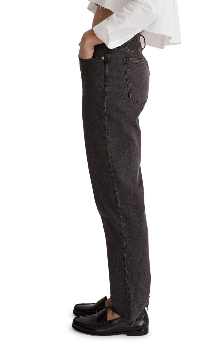 Madewell The Perfect Vintage High Waist Straight Leg Jeans, Alternate, color, Lunar Wash
