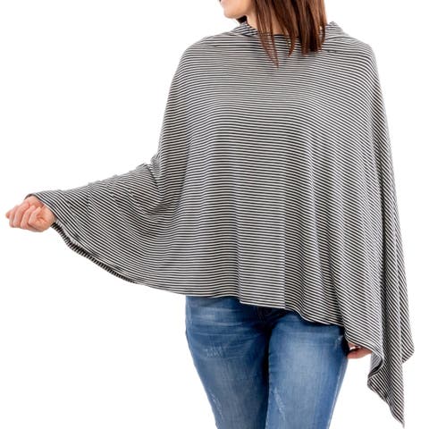 Nursing Cover for Breastfeeding, Soft 
Breathable Nursing Poncho