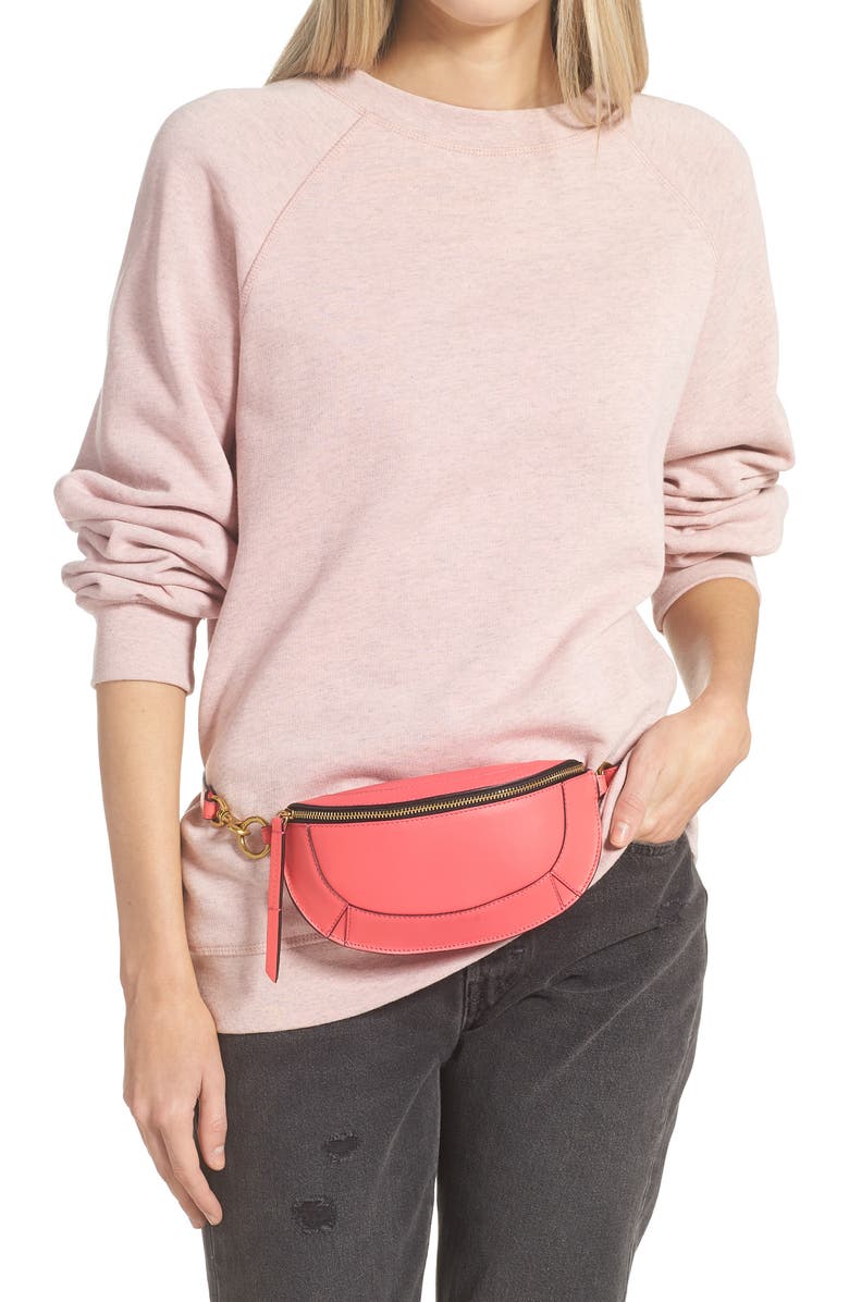 Isabel Marant Skana Leather Crossbody Bag, Alternate, color,