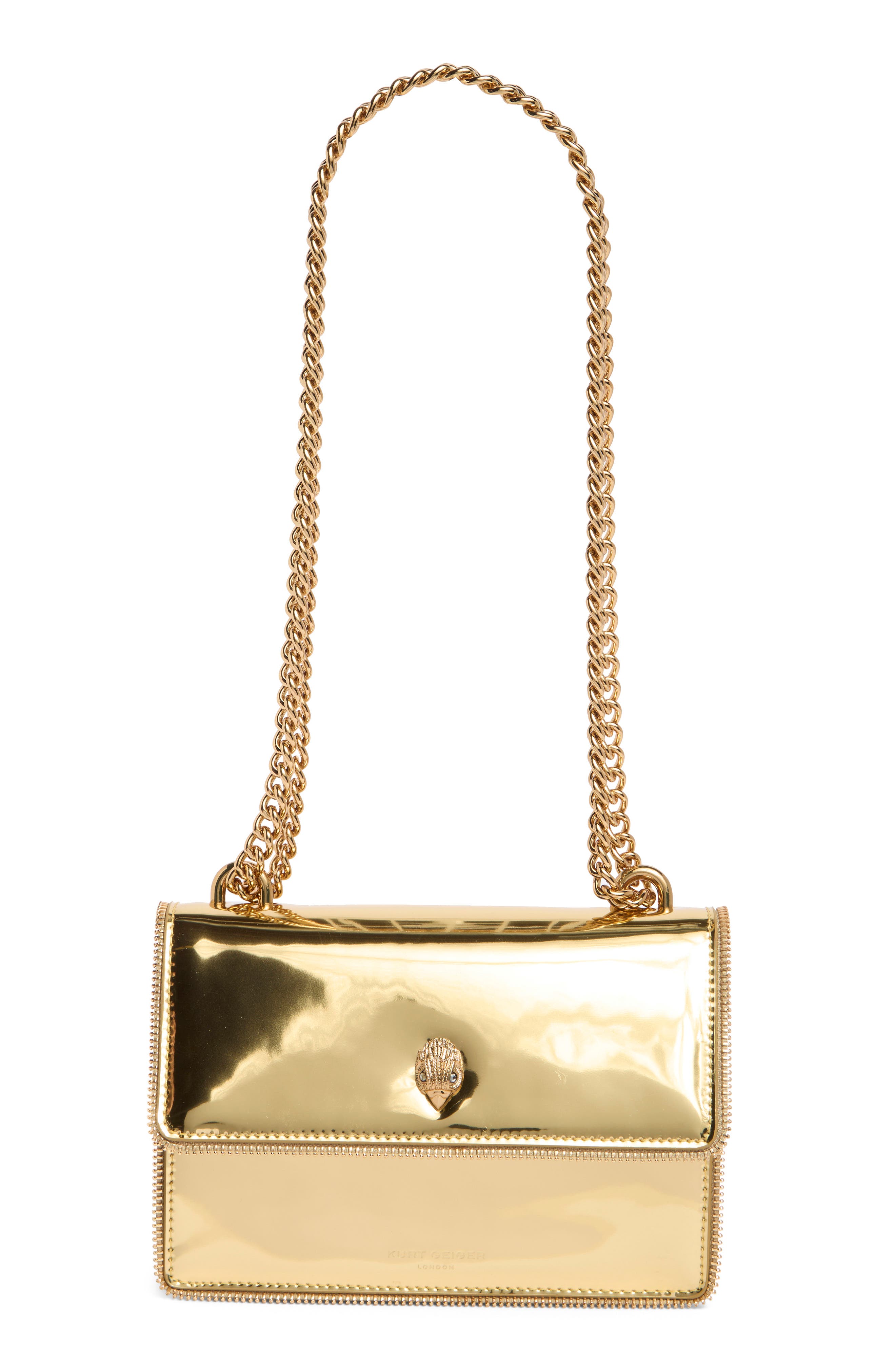 Kurt Geiger London Shoreditch Metallic Shoulder Bag | Nordstromrack