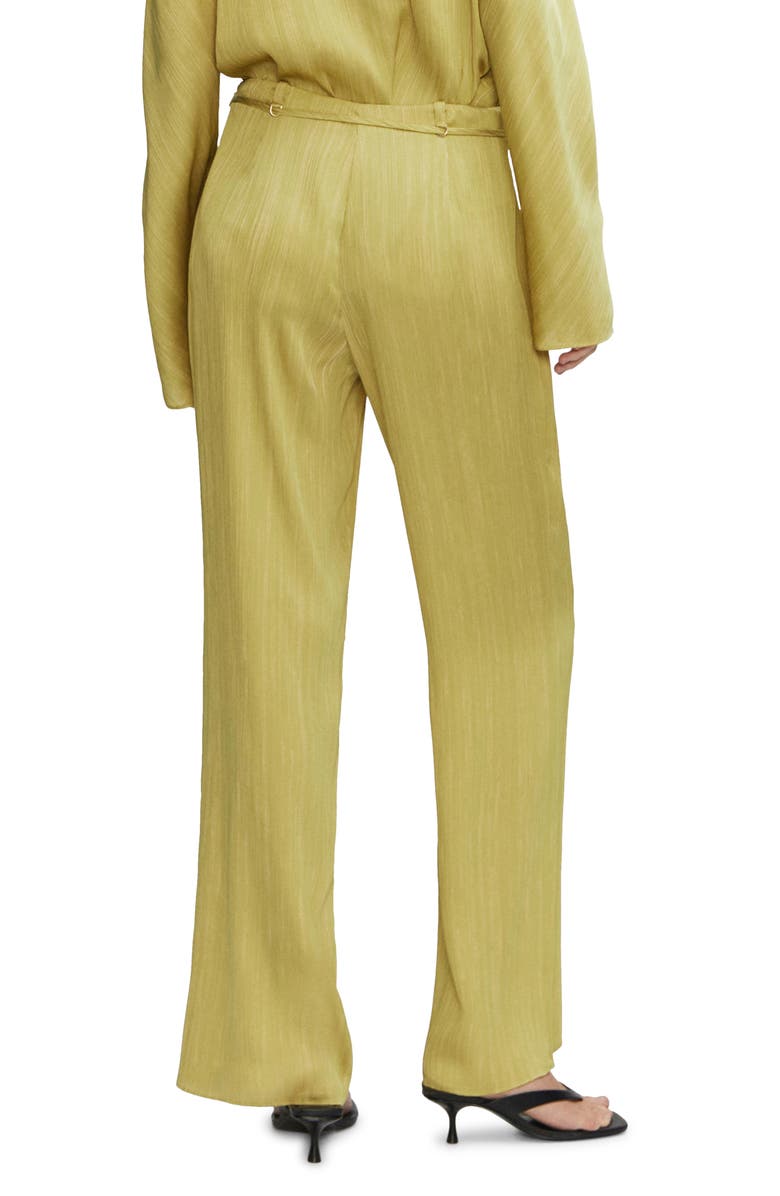 MANGO Satin Pants, Alternate, color,