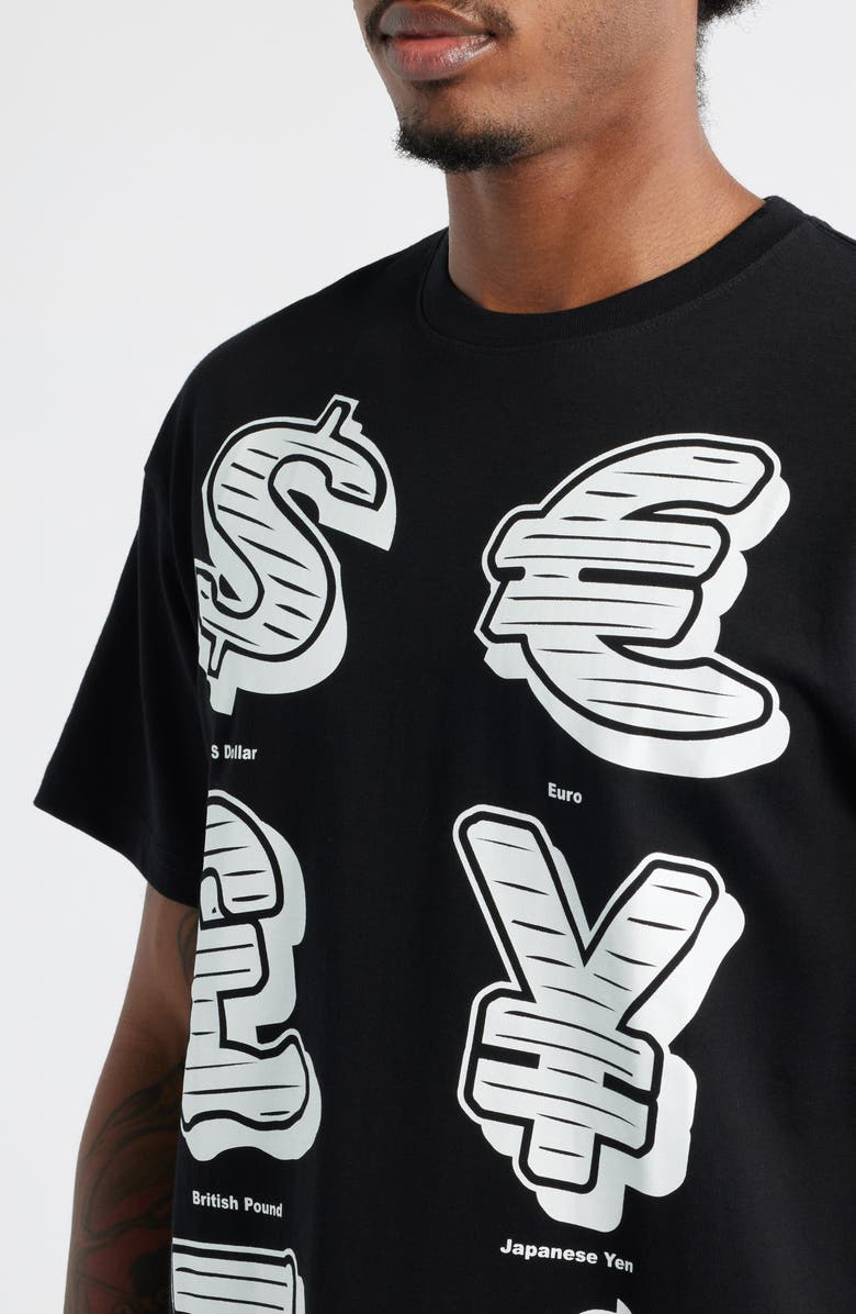 ICECREAM Currency Graphic T-Shirt, Alternate, color, Black