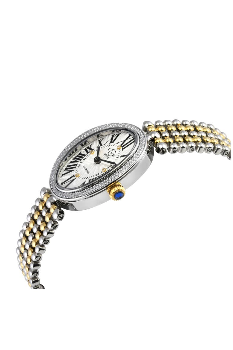 Piazza Navona Bracelet Watch, Alternate, color, TWO-TONE SILVER/ GOLD