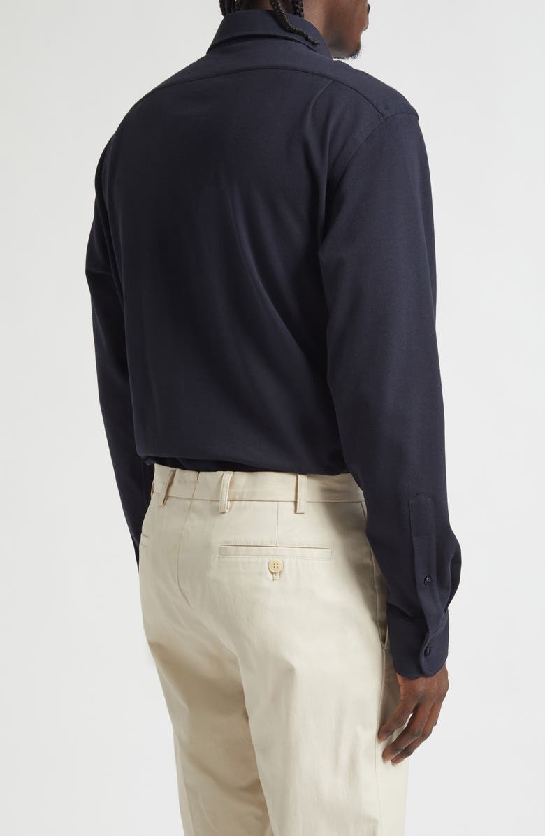 Ralph Lauren Purple Label Aston Cotton Oxford Button-Up Shirt, Alternate, color, Classic Chairman Navy