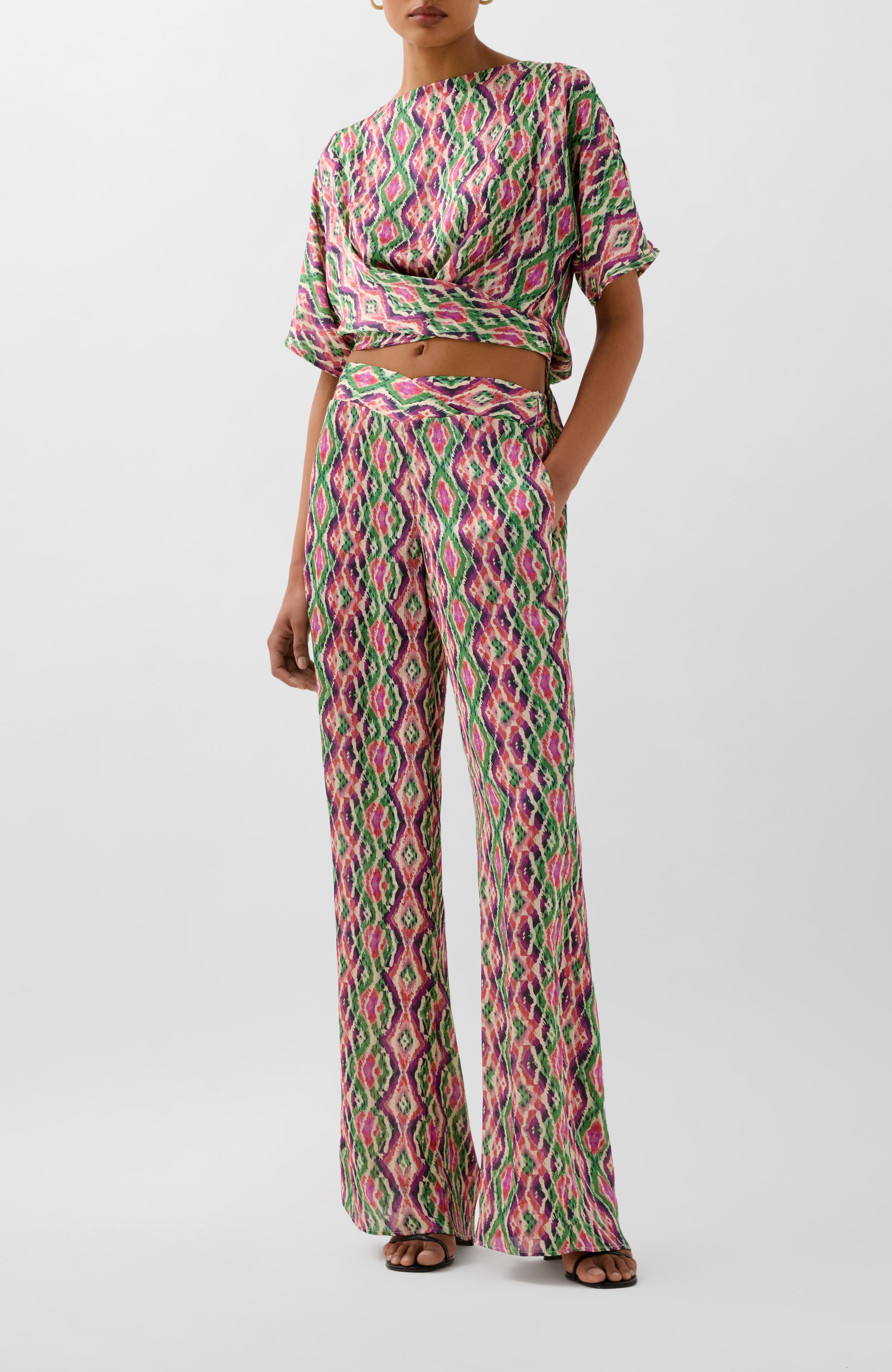 Rombo Print Pant - image 2