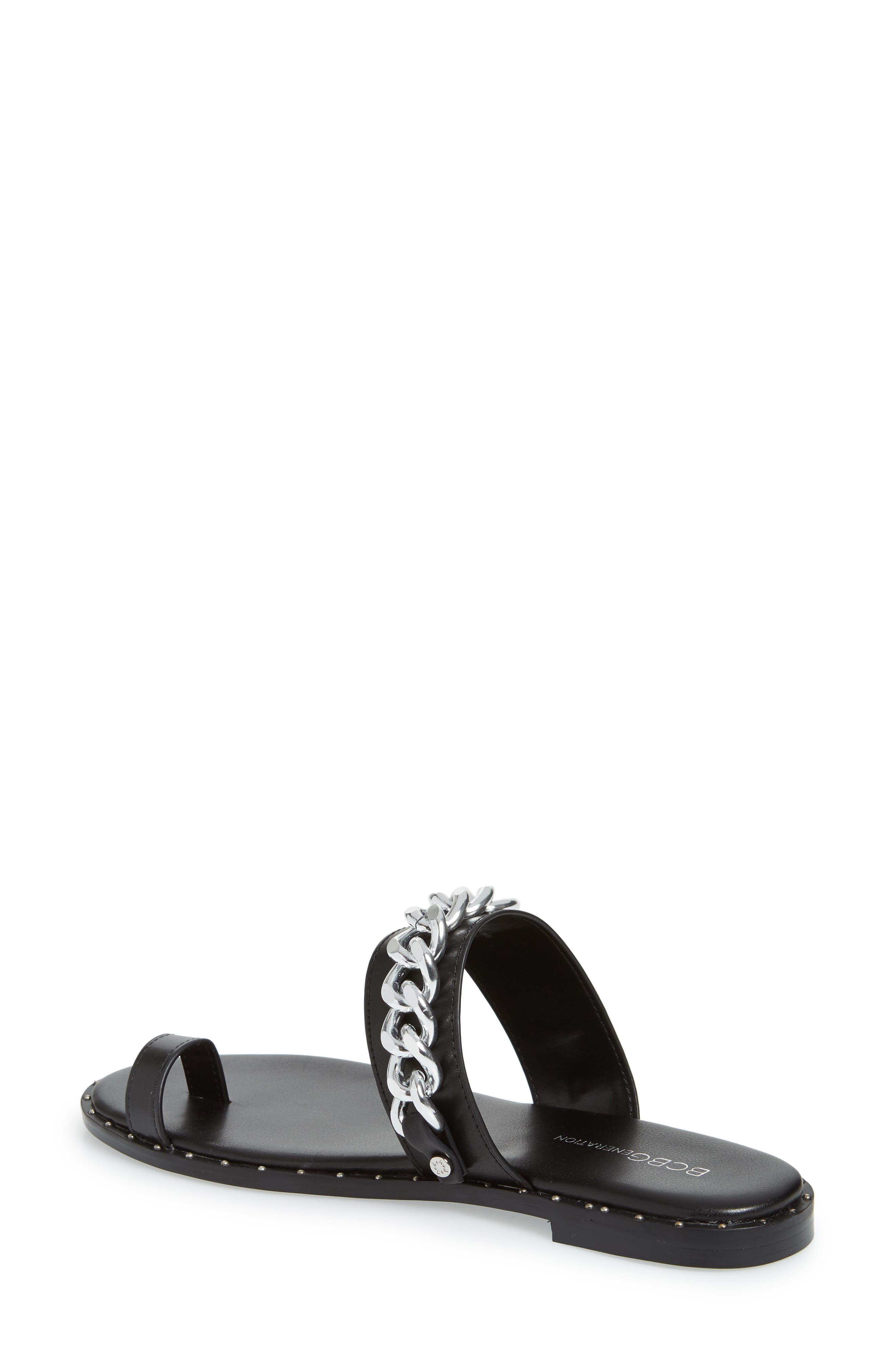 BCBG Zola Chain Slide Sandal, Alternate, color, 