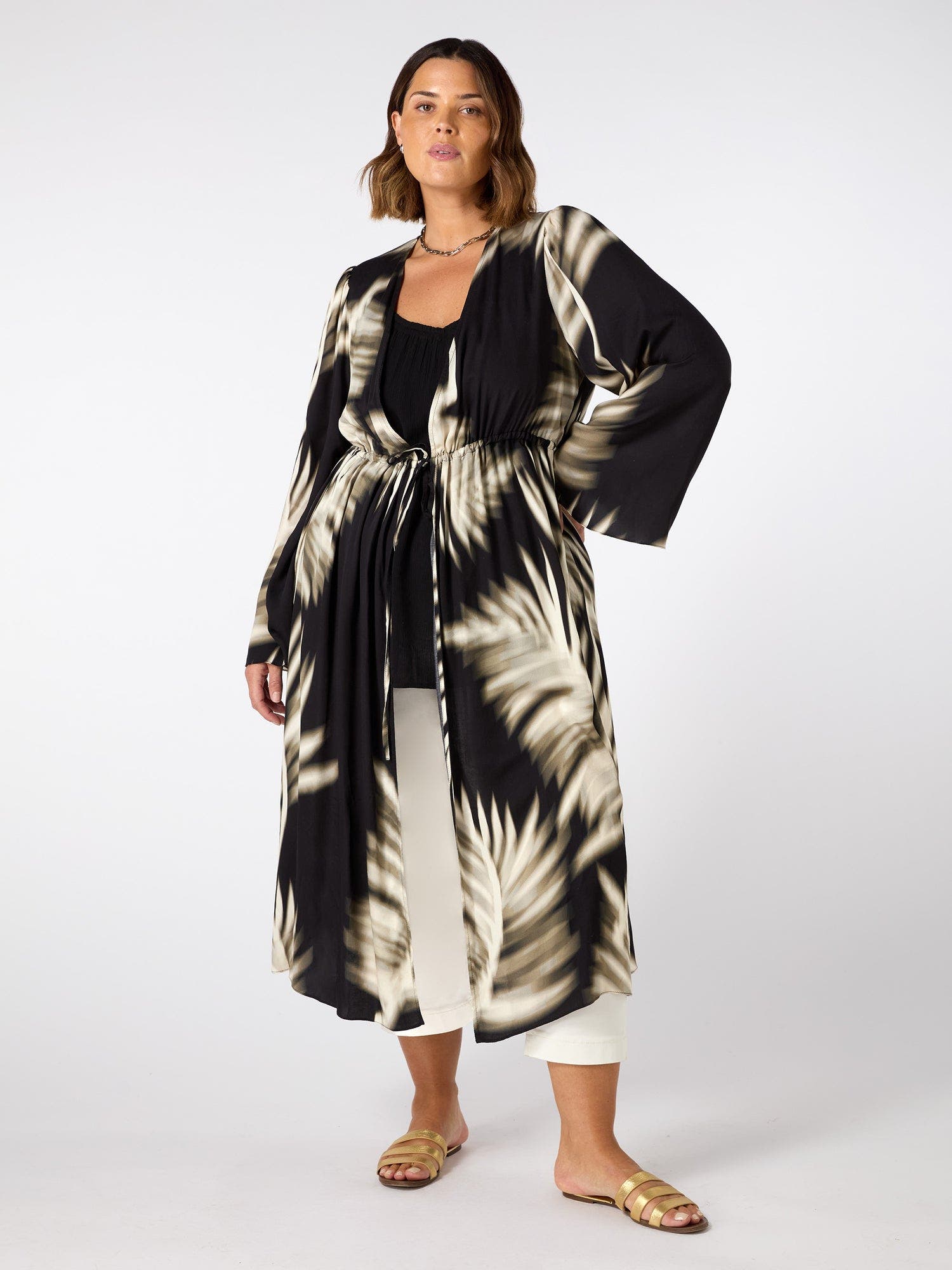 Drawstring Coat