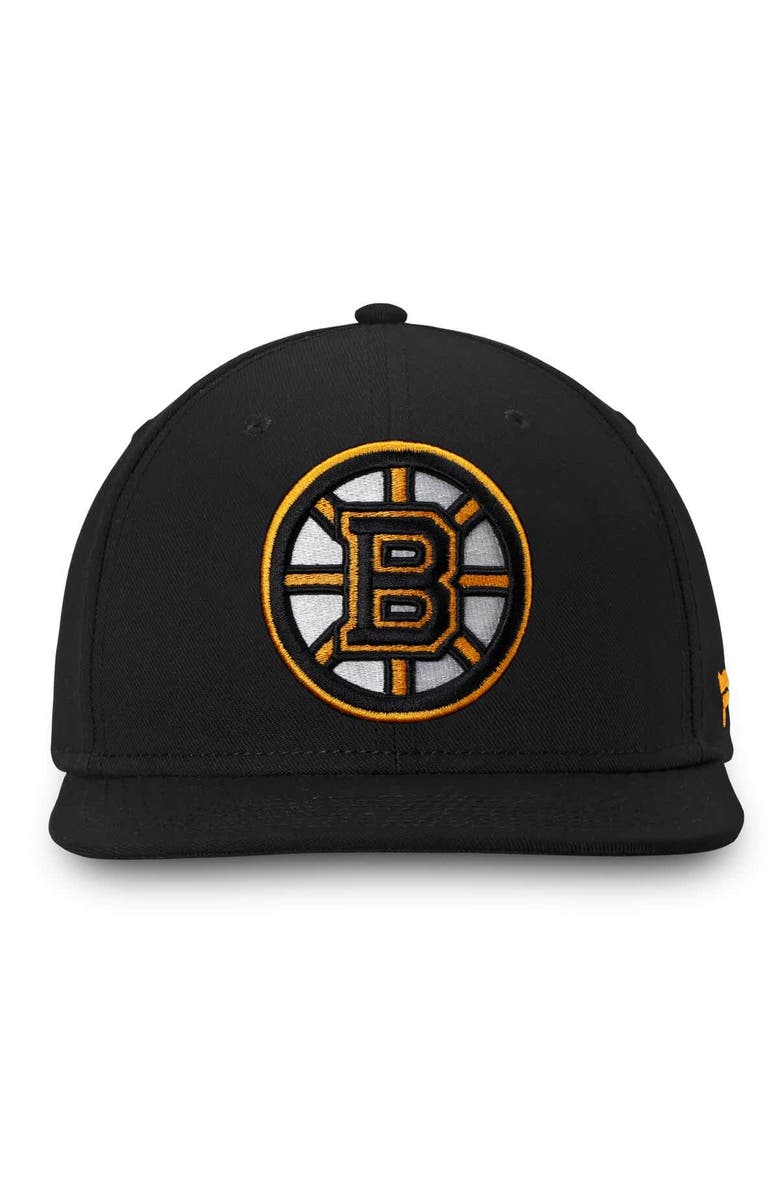 FANATICS Men's Fanatics Black Boston Bruins Core Fitted Hat, Alternate, color, Black