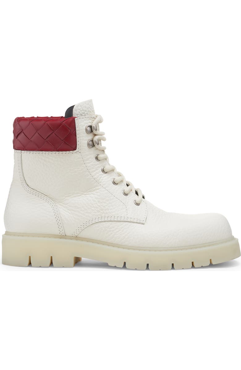 Bottega Veneta Haddock Lug Sole Lace-Up Boot, Alternate, color,