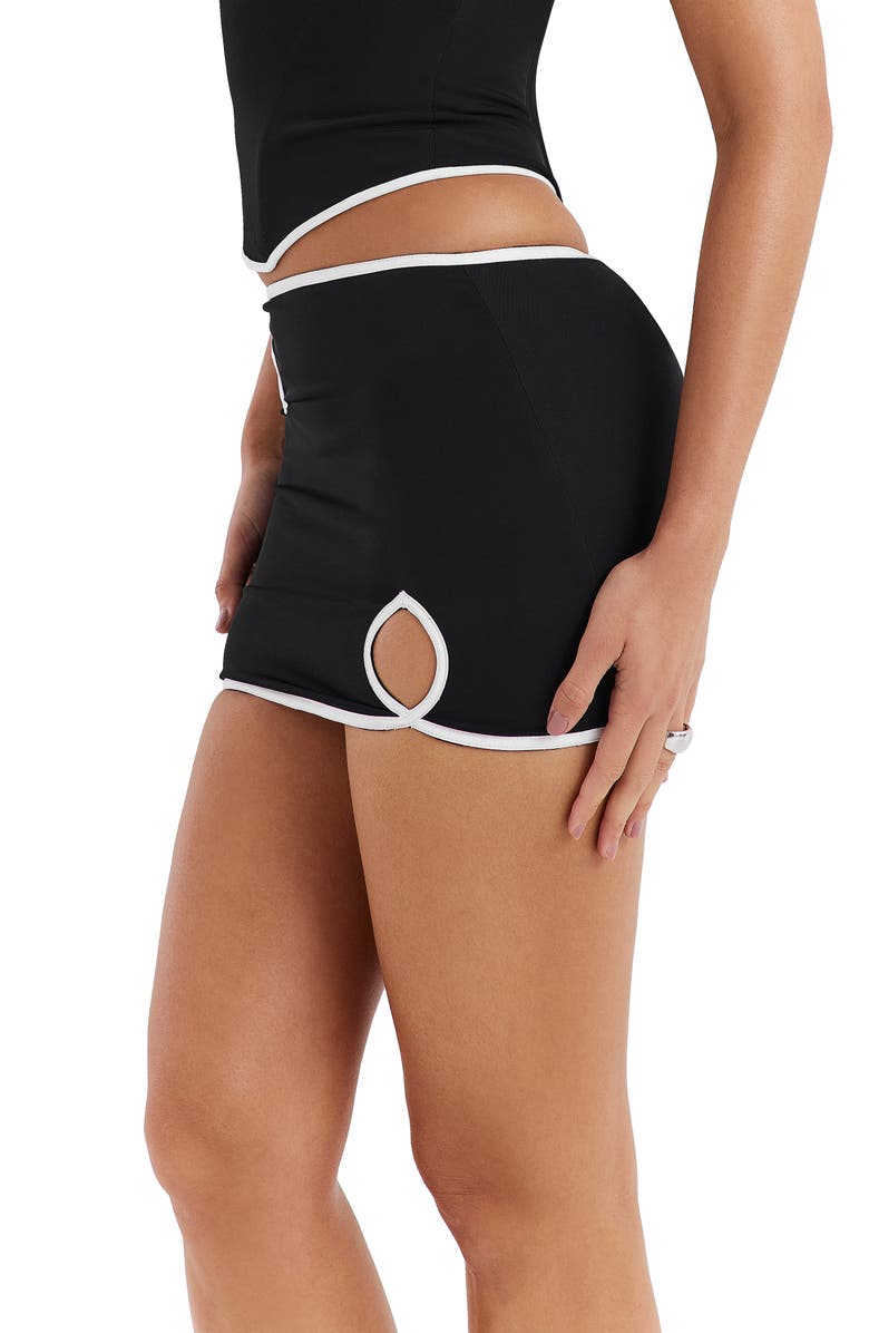 Mistress Rocks Cutout Miniskirt, Alternate, color, 