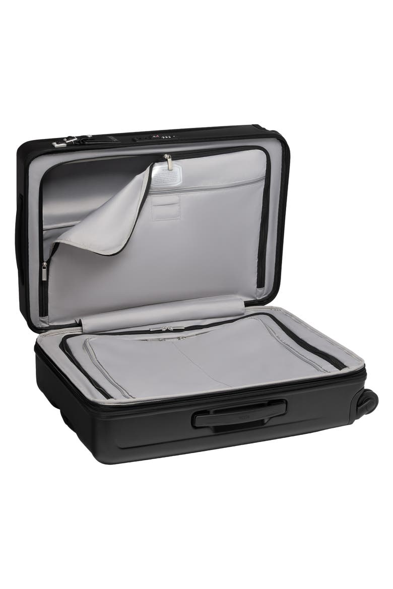 Ventra Medium Expandable Checked Suitcase, Alternate, color, BLACK TEXTURE