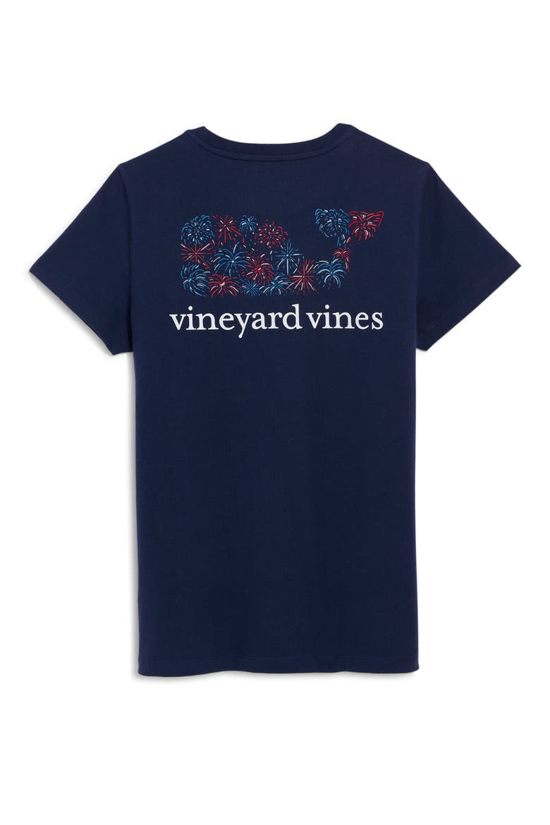 Fireworks Cotton Graphic Pocket T-Shirt, Alternate, color, NAUTICAL NAVY