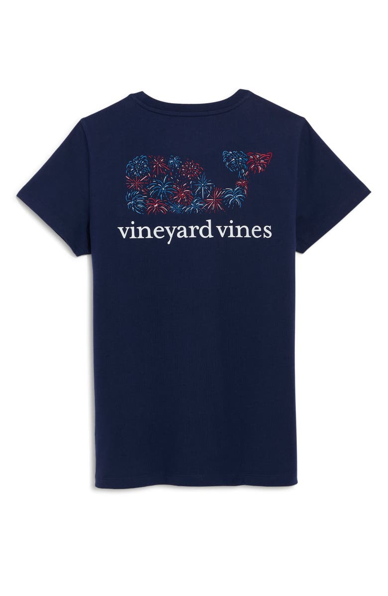 vineyard vines Fireworks Cotton Graphic Pocket T-Shirt, Alternate, color,