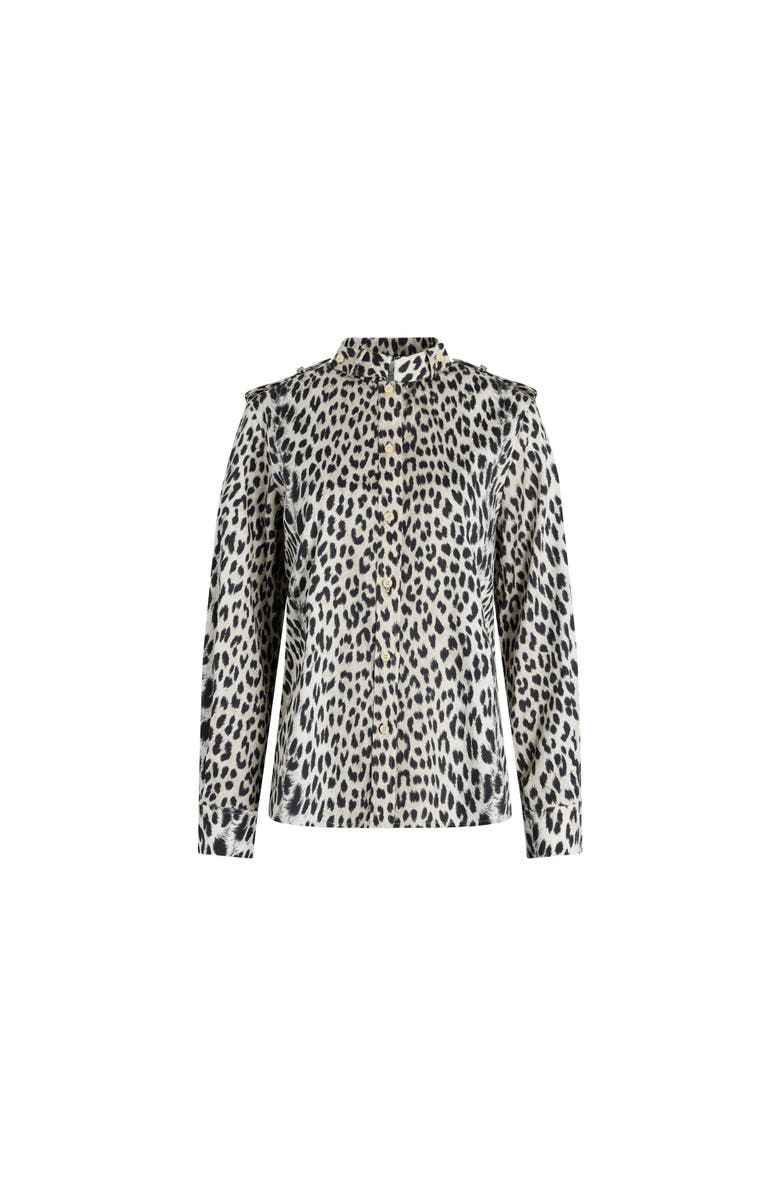 Callas Milano Mika Band-collar Shirt, Main, color, Natural