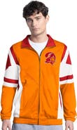 STARTER Men's Starter Orange Tampa Bay Buccaneers Contender Vintage Logo Full-Zip Track Jacket