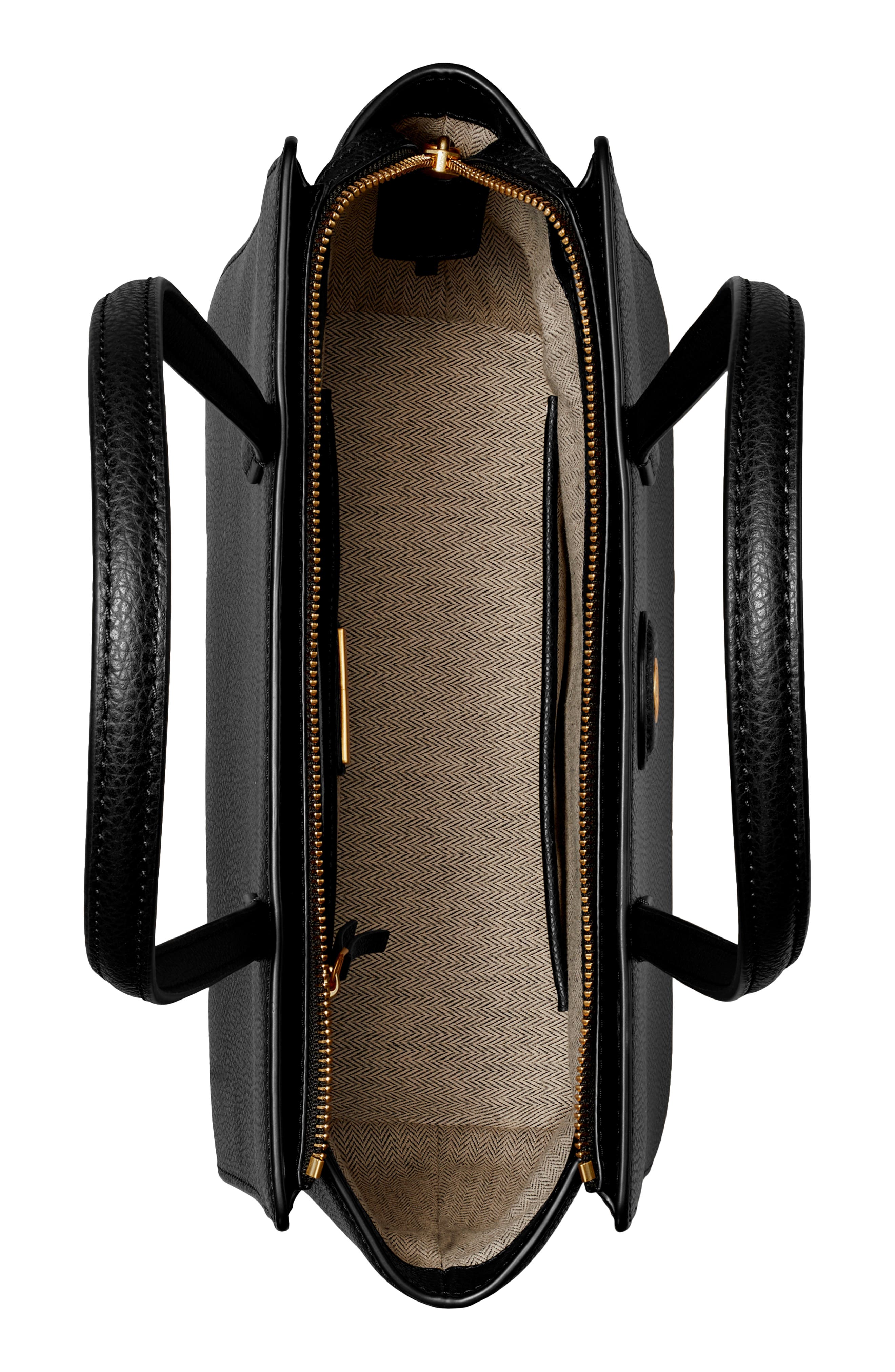 Tory Burch Small Robinson Pebble Leather Tote, Alternate, color, 