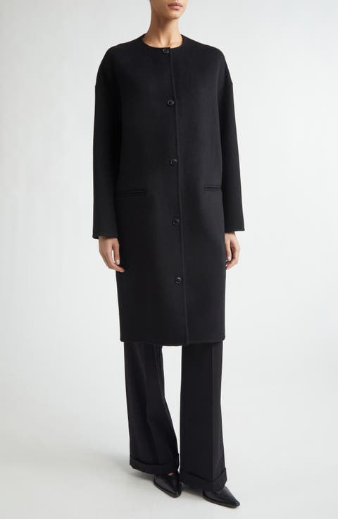 Kerry Oval Shaped Wool & Cashmere Coat